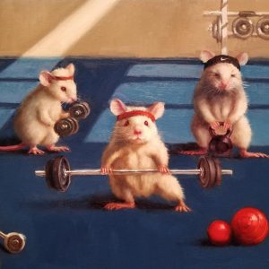 Affiche – Lucia Heffernan – Gym Rats – 30x40cm