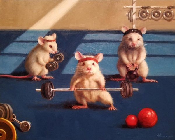 Affiche – Lucia Heffernan – Gym Rats – 30x40cm