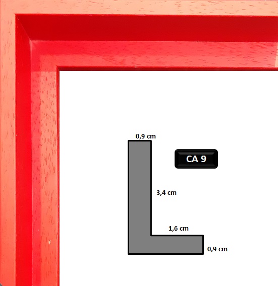 ESCALIER DE CADRES - 4 cadres 20x20 + 1 cadre 20x50 + 1 cadre 50x50