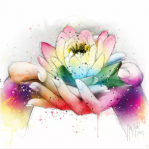 Affiche – Patrice Murciano – Lotus – 30x30cm