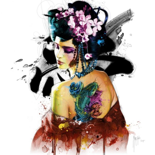 Affiche – Patrice Murciano – Memories of a Geisha – 30x30cm