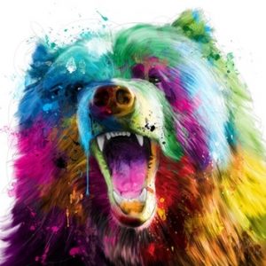 Affiche – Patrice Murciano – Bear Pop – 30x30cm