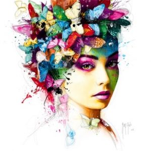 Affiche – Patrice Murciano – L’effet papillon – 30x30cm