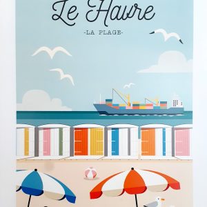 Affiche – Les Petits Yéyés – Le Havre – 30x40cm