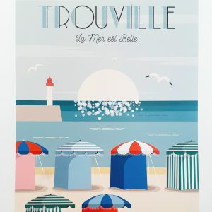 Affiche – Les Petits Yéyés – Trouville – 30x40cm