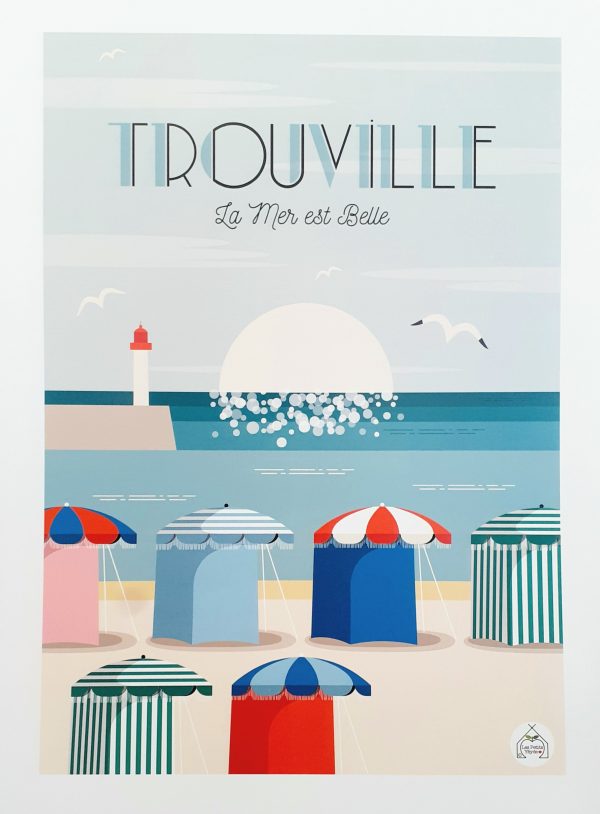 Affiche – Les Petits Yéyés – Trouville – 30x40cm