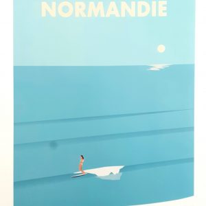 Affiche – Pauline Launay – Sunset session in Normandie – 30x40cm