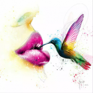 Affiche – Patrice Murciano – Little Kiss – 30x30cm