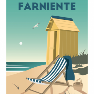 Affiche – Pauline Launay – Farniente – 30x40cm