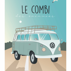 Affiche – Pauline Launay – Le Combi – 30x40cm