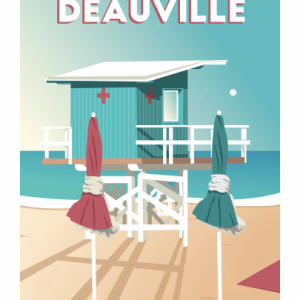 Affiche – Pauline Launay – Deauville