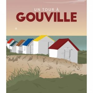 Affiche – Pauline Launay – Un tour à Gouville – 30x40cm