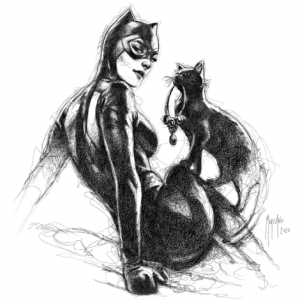 Affiche – Patrice Murciano – Catwoman – 30x30cm