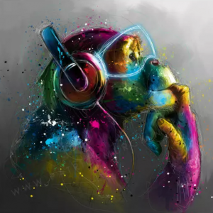 Affiche – Patrice Murciano – Meta Monkey – 30x30cm