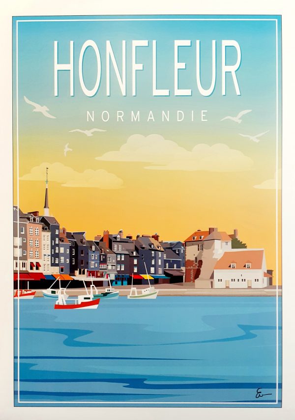 Affiche – Atelier G – Honfleur – 29.7x42cm