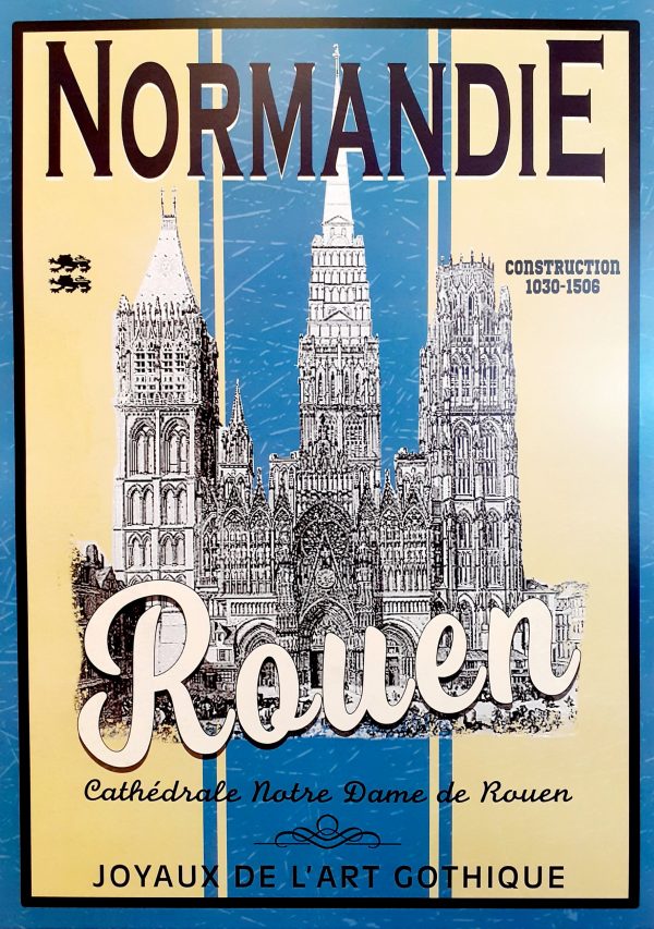 Affiche – Atelier G – Rouen Cathédrale – 29.7x42cm