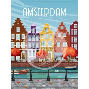 Affiche – Wim – Amsterdam – 30x40cm