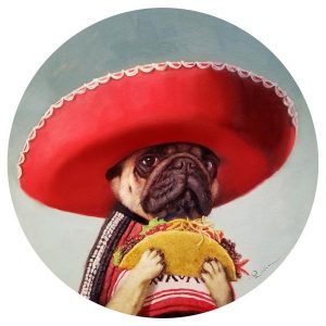 Affiche – Lucia Heffernan – Mi Taco Mi Amigo – 30x30cm