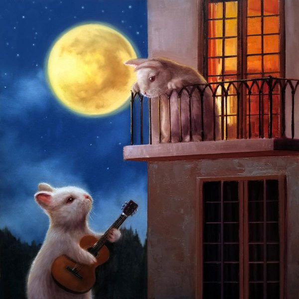 Affiche – Lucia Heffernan – Moonlight Serenade – 30x30cm