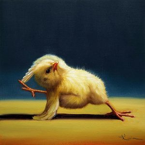 Affiche – Lucia Heffernan – Yoga Chick Bind – 30x30cm
