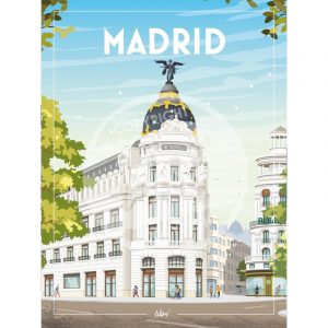 Affiche – Wim – Madrid – 30x40cm