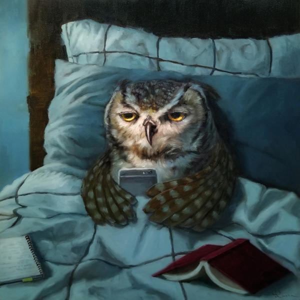 Affiche – Lucia Heffernan – Night Owl – 30x30cm