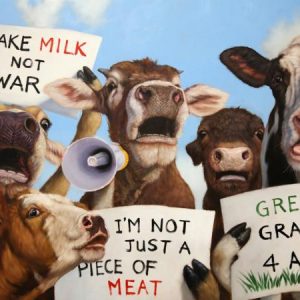 Affiche – Lucia Heffernan – Political Moooovement – 30x40cm