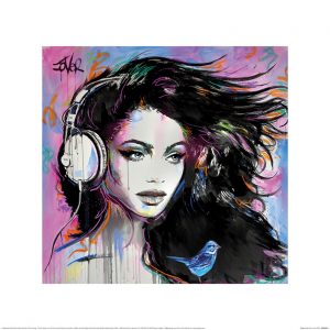 Affiche – Loui Jover – Song Lines – 40x40cm