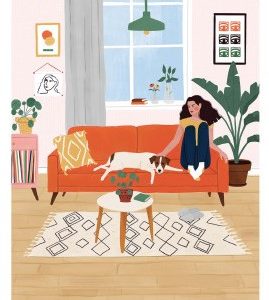 Affiche – Maja Tomljanic – Couch Potato – 30x40cm