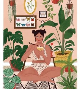 Affiche – Maja Tomljanic – Plant home version 2 – 30x40cm