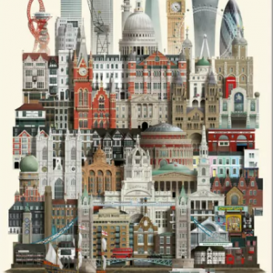 Affiche – Martin Schwartz – Londres – 29.7x42cm