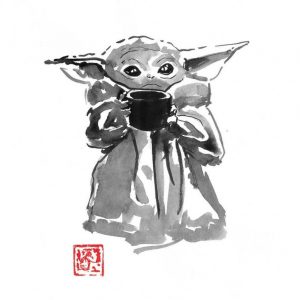 Affiche – Pechane Sumie – Baby Yoda – 30x40cm