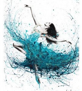 Affiche – Ashvin Harrison – Ballerina Waves – 30x40cm ou 50x70cm