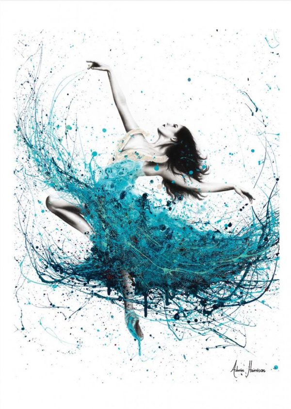 Affiche – Ashvin Harrison – Ballerina Waves – 30x40cm ou 50x70cm
