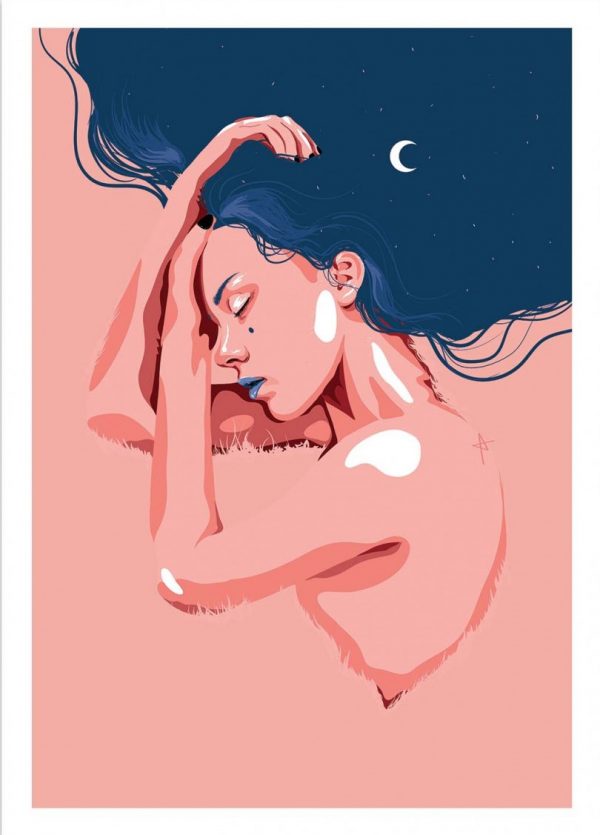 Affiche – Ana Ariane – Bonne nuit – 30x40cm