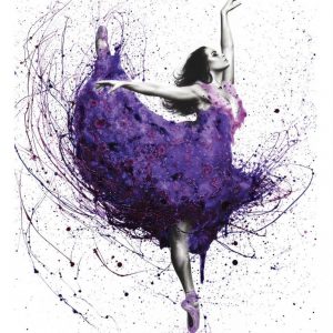 Affiche – Ashvin Harrison – Purple rain ballet – 30x40cm ou 50x70cm