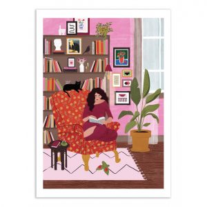 Affiche – Maja Tomljanovic – Reading – 30x40cm ou 50x70cm