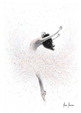 Affiche – Ashvin Harrison – Snow lake ballerina – 30x40cm