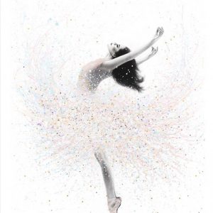 Affiche – Ashvin Harrison – Snow lake ballerina – 30x40cm