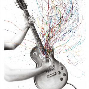 Affiche – Ashvin Harrison – The Star Guitar – 30x40cm ou 50x70cm