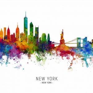 Affiche – Michael Tompsett – New York Skyline – 30x40cm
