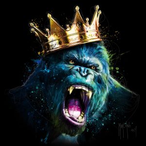 Affiche – Patrice Murciano – Le Roi Kong – 30x30cm