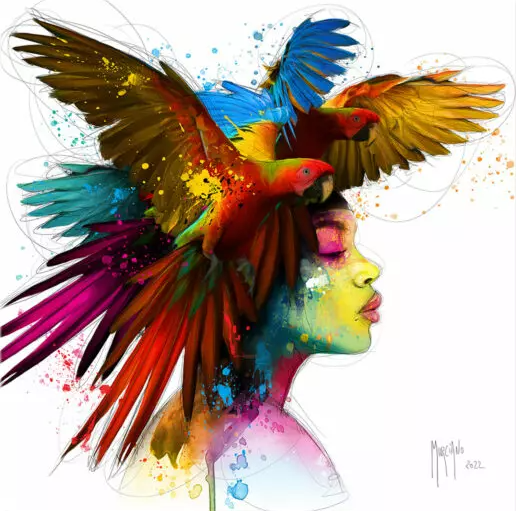 Affiche – Patrice Murciano – Paradise’s Colors – 30x30cm ou 70x70cm