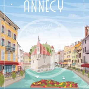 Affiche – Wim – Annecy – 30x40cm