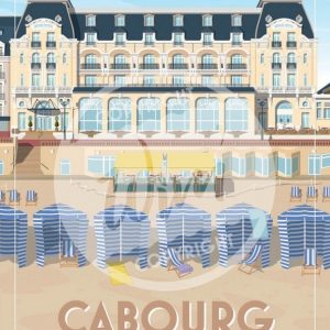 Affiche – Wim – Cabourg – 30x40cm ou 50x70cm