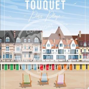 Affiche – Wim – Le Touquet – 30x40cm