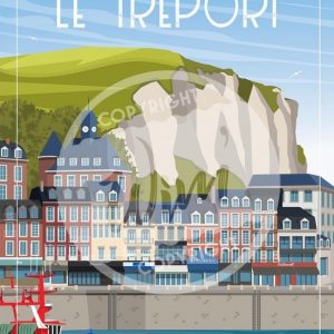 Affiche – Wim – Le Tréport – 30x40cm