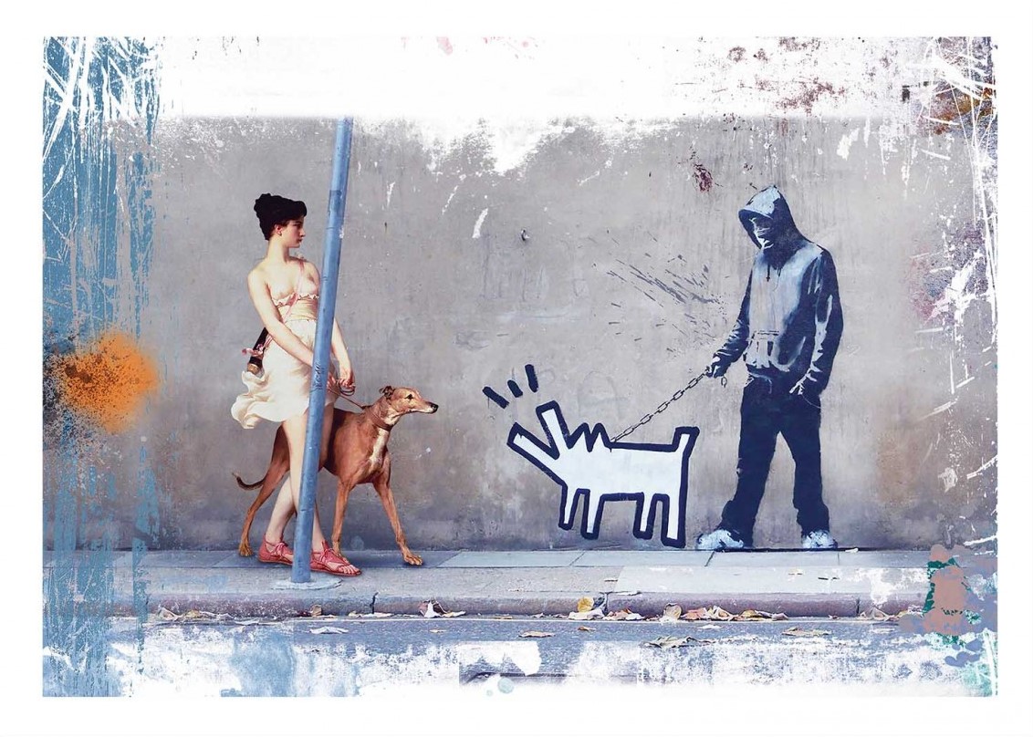 Affiche - José Luis Guerrero - Casimir, Haring and Banksy - 30x40cm • Jean  Cadres