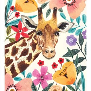 Affiche – Ploypisut – Giraffe – 30x40cm