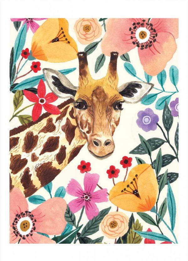 Affiche – Ploypisut – Giraffe – 30x40cm